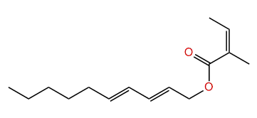 (E,E)-2,4-Decadienyl (Z)-2-methyl-2-butenoate